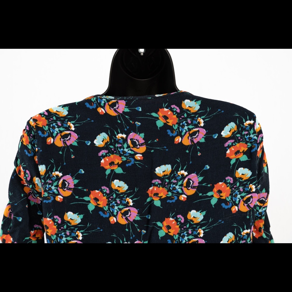 Zara floral peplum blouse size S - Picture 8 of 12